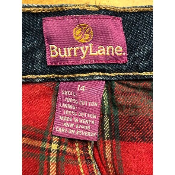 Burry Lane for Women Denim Flannel Lined Jeans Size 14 (0332) - Picture 7 of 8